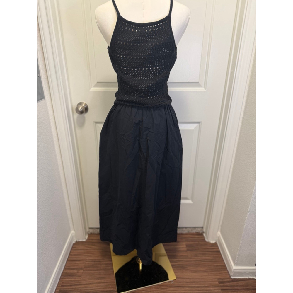 Women’s Drop Waist Maxi Sweater Dress – Universal Thread™ Black | Size S | NWT - Picture 4 of 5